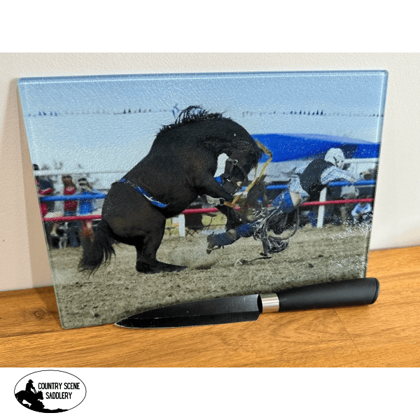 Glass Chopping Board - Rodeo Shot Gift Items