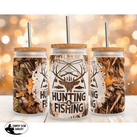 Glass Coffee Cup - Hunting & Fishing Gift Items