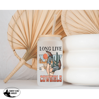 Glass Coffee Cup - Long Live Cowgirls Gift Items