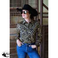 Gold Leopard Performance Show Shirt