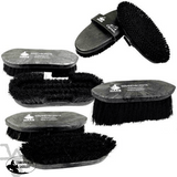 Haas 4 Brush Set Black - Country Scene Saddlery and Pet Supplies