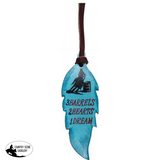 Hand Painted Tie On Feather - Country Scene Saddlery and Pet Supplies