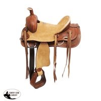 Hard Seat Roper Style Saddle. Roper Style Saddle