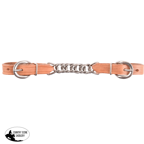 Harness/chain Curb Strap With Stainless Steel Chain