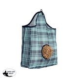Hay Bag Feeder PVC Mesh - Turquoise - Country Scene Saddlery and Pet Supplies