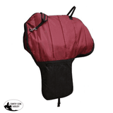 New! Heavy Quilted Nylon Saddle Carrier. Posted* Burgundy Saddle Carriers