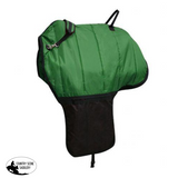 New! Heavy Quilted Nylon Saddle Carrier. Posted* Green Saddle Carriers