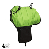 New! Heavy Quilted Nylon Saddle Carrier. Posted* Lime Saddle Carriers