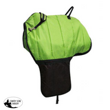 New! Heavy Quilted Nylon Saddle Carrier. Posted* Lime Saddle Carriers