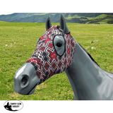 Hidez Hood AZTEC RED GREY BLACK - Country Scene Saddlery and Pet Supplies