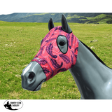 Hidez Hood CORAL WITH PURPLE FEATHERS - Country Scene Saddlery and Pet Supplies