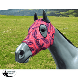 Hidez Hood CORAL WITH PURPLE FEATHERS - Country Scene Saddlery and Pet Supplies