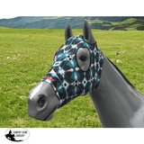 Hidez Hood DIAMONDS BROWN TURQUOISE - Country Scene Saddlery and Pet Supplies