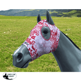 Hidez Hood FLORAL WHITE-RED - Country Scene Saddlery and Pet Supplies