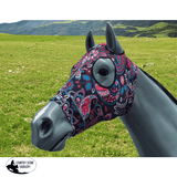 Hidez Hood PINK N BLUE PAISLEY - Country Scene Saddlery and Pet Supplies