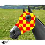 Hidez Hood RED & YELLOW CHECKS - Country Scene Saddlery and Pet Supplies