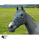 Hidez Hood TRIBAL SQUARES TURQUOISE - Country Scene Saddlery and Pet Supplies