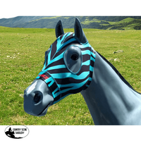 Zebra Turquoise Black