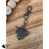 Highland Cow Keyring Antique Brass Gift Items