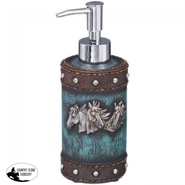 Horse Head And Blue Leather Soap Pump Gift Items » Bedding Blankets Pillows