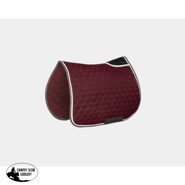 Horse Pilot Saddle Pad - Burgundy Engish Pads