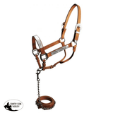 Horse size show halter with matching lead. - Country Scene Saddlery and Pet Supplies