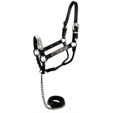 Horse size show halter with matching lead. - Country Scene Saddlery and Pet Supplies