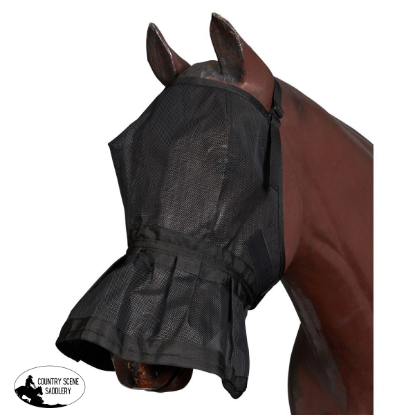 Horsemaster Fly Mask W/nose Skirt