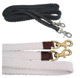 New! 174435 - Flat Braided Cotton Reins 7` - Country Scene Saddlery and Pet Supplies