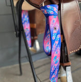T5448 - Rawhide Bright Feather Latigo Set - Country Scene Saddlery and Pet Supplies
