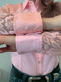 L1328 - AIRLEA Ladies 1/2 Lace Western Shirt - Country Scene Saddlery and Pet Supplies