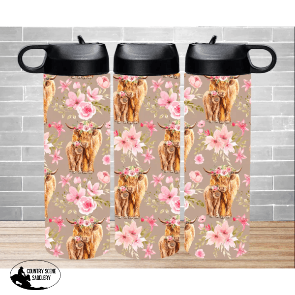 Insulated Water Bottle - Floral Highland Bottles