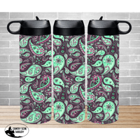 Insulated Water Bottle - Paisley Print 1 Bottles