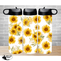 Insulated Water Bottle - Watercolour Sunflower Bottles