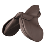 Jeremy & Lord Synthetic Saddle - Adjustable Gullet - Brown - Country Scene Saddlery and Pet Supplies