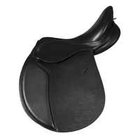 Jeremy & Lord Leather Gp Saddle W/Adjustable Gullet - Black Dressage