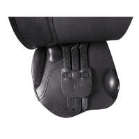 Jeremy & Lord Leather Gp Saddle W/Adjustable Gullet - Black Dressage