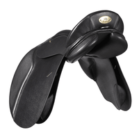 Jeremy & Lord Leather Gp Saddle W/Adjustable Gullet - Black Dressage