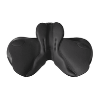 Jeremy & Lord Synthetic Gp Saddle - Adjustable Gullet Black Dressage