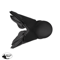 Jeremy & Lord Synthetic Gp Saddle - Adjustable Gullet Black Dressage