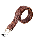 Kangaroo Plaited Belt - Queenslander Tan