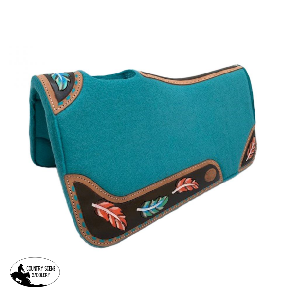 Klassy Cowgirl 1 Thick Felt Pad With Vented Wither. 30 X 28 Western Pads