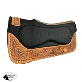 Klassy Cowgirl 28X30 Barrel Style 1 Felt Pad With Floral Tooling. Halters