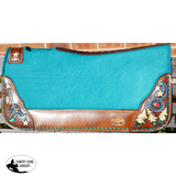 Klassy Cowgirl 28x30 Barrel Style 1” Teal felt - Country Scene Saddlery and Pet Supplies