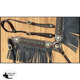Klassy Cowgirl Argentina Cow Leather Headstall and Breast Collar Set 🚚 Posted. * - Country Scene Saddlery and Pet Supplies