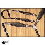 Klassy Cowgirl Argentina Cow Leather Headstall and Breast Collar Set 🚚 Posted. * - Country Scene Saddlery and Pet Supplies