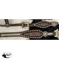 Klassy Cowgirl Argentina Cow Leather Louis Vuitton Headstall And Breast Collar Set Western Tack Sets