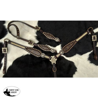 Klassy Cowgirl Argentina Cow Leather Louis Vuitton Headstall And Breast Collar Set Western Tack Sets