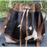 Klassy Cowgirl Hair On Cowhide Bucket Bag. Handbags And Wallets » Cross Body Purses