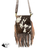 Klassy Cowgirl Leather Crossbody Bag with hair on cowhide - Country Scene Saddlery and Pet Supplies